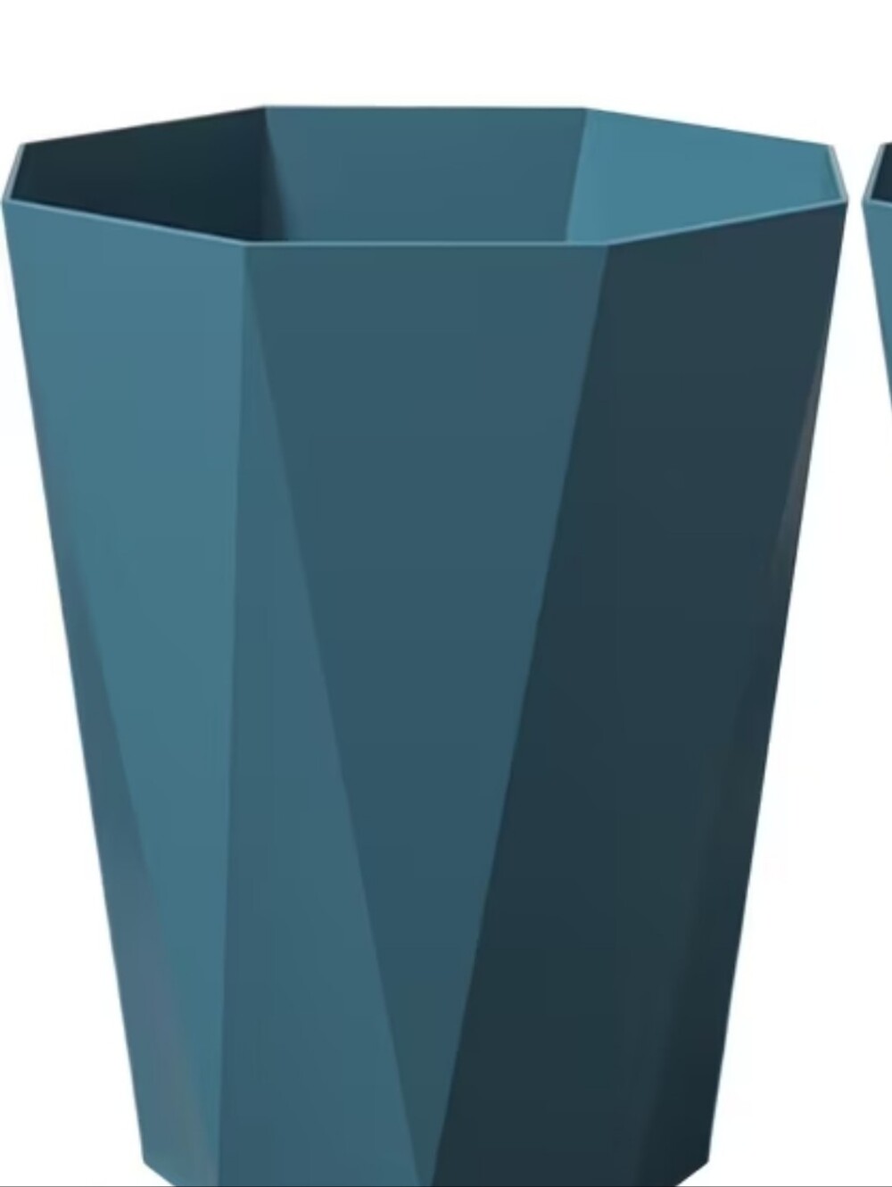 Geometric Blue Decorative Planter
